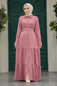  Dusty Rose Hijab For Women Dress 5849GK - 1