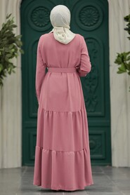  Dusty Rose Hijab For Women Dress 5849GK - 4