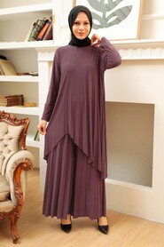  Dusty Rose Hijab For Women Dual Suit 41612GK - NEVA STYLE