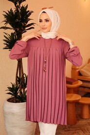 Dusty Rose Hijab For Women Tunic 40502GK - 3