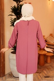  Dusty Rose Hijab For Women Tunic 40502GK - 4