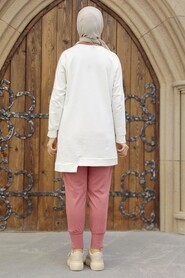  Dusty Rose Hijab Sportswear Dual Suit 13590GK - 3
