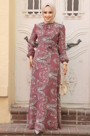  Dusty Rose Long Sleeve Dress 279081GK - 2