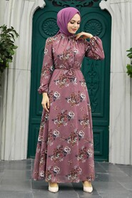  Dusty Rose Long Sleeve Dress 279082GK - 2