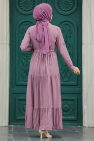  Dusty Rose Long Sleeve Dress 40971GK - 2