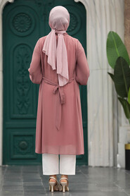 Neva Style - Dusty Rose Modest Tops Tunic 21034GK - 3