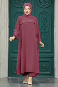  Dusty Rose Plus Size Dual Suit 34067GK - NEVA STYLE