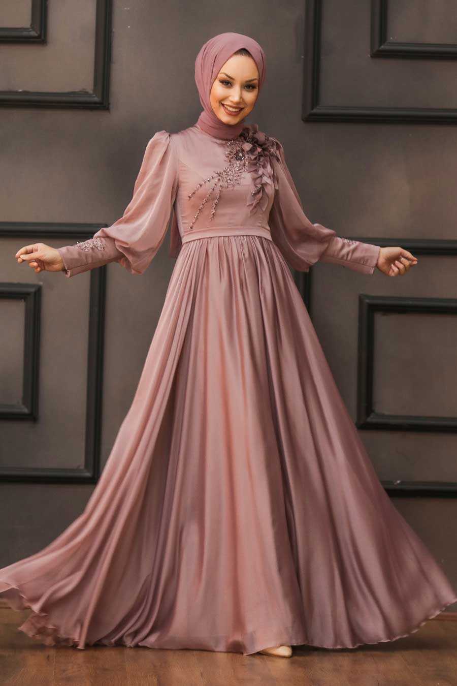 Dubai Abaya Women Elegant Long Dress Muslim Turkish Kaftan Kaftan Party Gown  | eBay