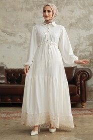  Ecru High Quality Dress 5878E - 1