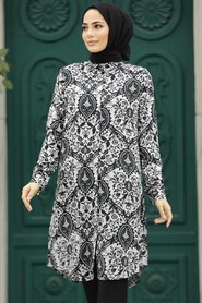  Ecru Plus Size Tunic 11600E - 2