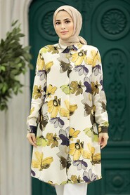  Ecru Women Tunic 11606E - 1