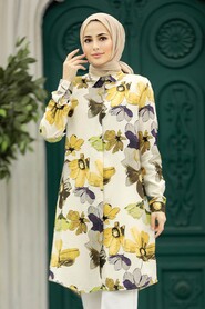  Ecru Women Tunic 11606E - 2