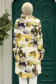  Ecru Women Tunic 11606E - 3