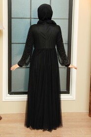  Elegant Black Muslim Fashion Evening Dress 20951S - 3