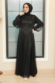 Elegant Black Muslim Fashion Evening Dress 20951S - 2
