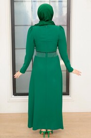  Elegant Green Muslim Bridal Dress 51531Y - 3
