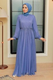  Elegant Lavender Muslim Fashion Evening Dress 20951LV - 3