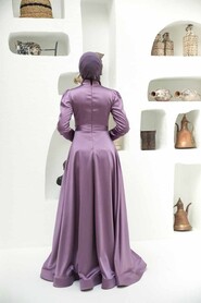  Elegant Lila Hijab Engagement Gown 22221LILA - 2