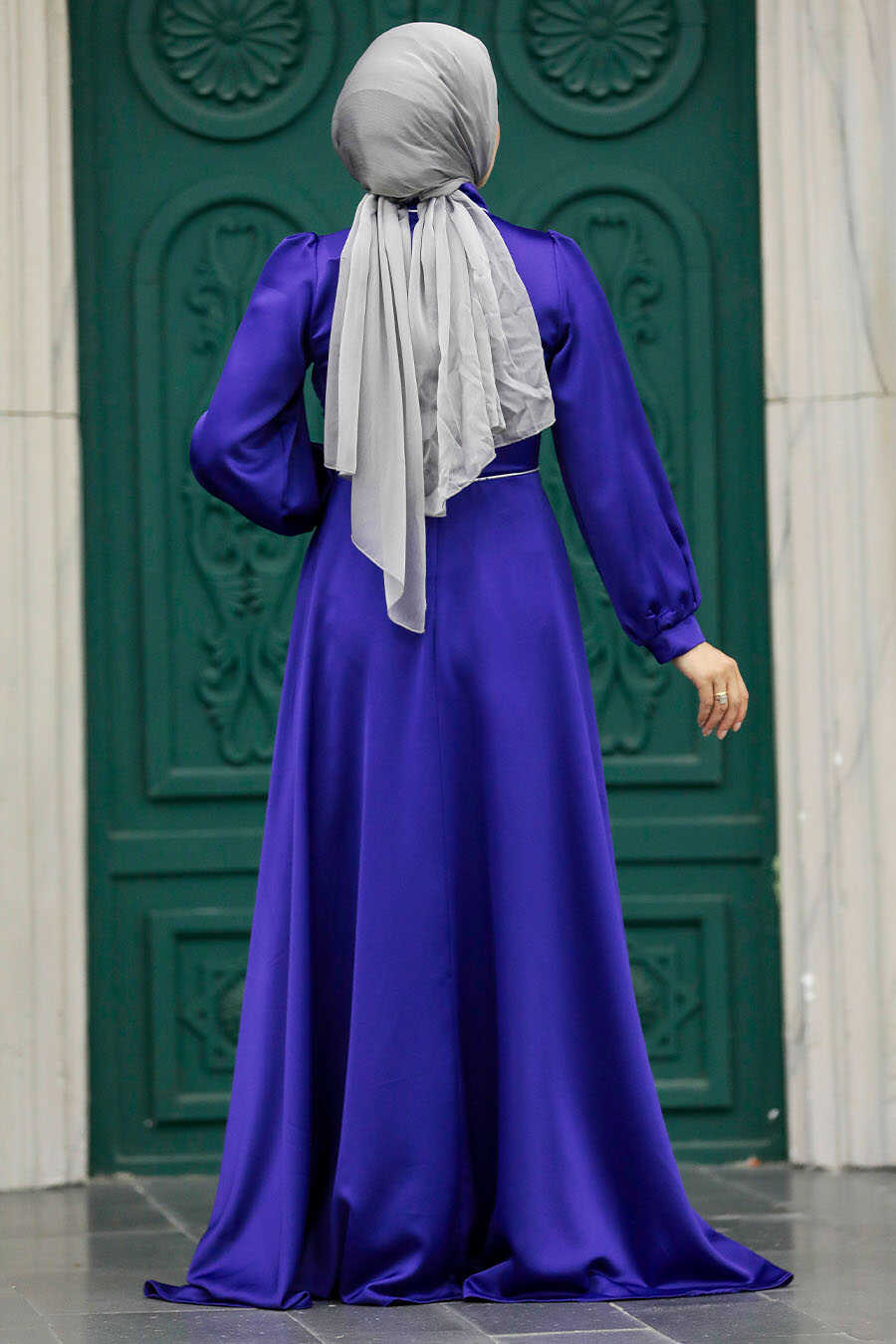 Neva Style - Elegant Purple Modest Evening Gown 5926MOR