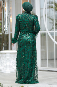  Emerald Green Elegant Evening Gowns 23421ZY - Thumbnail