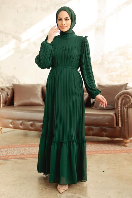 ladies emerald green dress Mayoral Girls Dark Tiered Dress Girls Kids 8 year Green Linen By Childrensalon main image 0