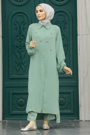  Emerald Green Plus Size Dual Suit 12082CY 