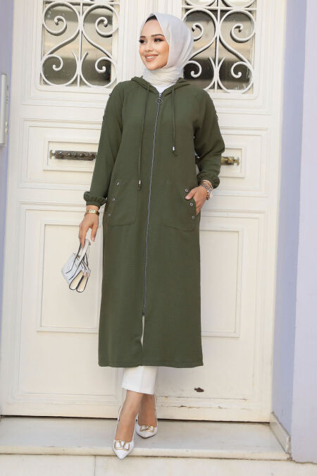  Emerald Green Women Coat 511ZY - NEVA STYLE