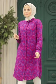 Fuchsia Modest Tunic 11607F - 2