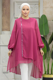 Neva Style - Fuchsia Modest Tunic 24030F - 1