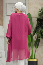 Neva Style - Fuchsia Modest Tunic 24030F - 4