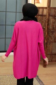  Fushia High Quality Knitwear Tunic 3399F - 2