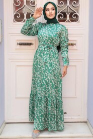 Green High Quality Dress 3430Y - 1