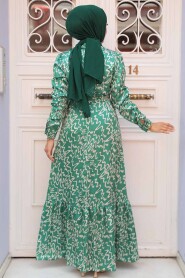 Green High Quality Dress 3430Y - 3