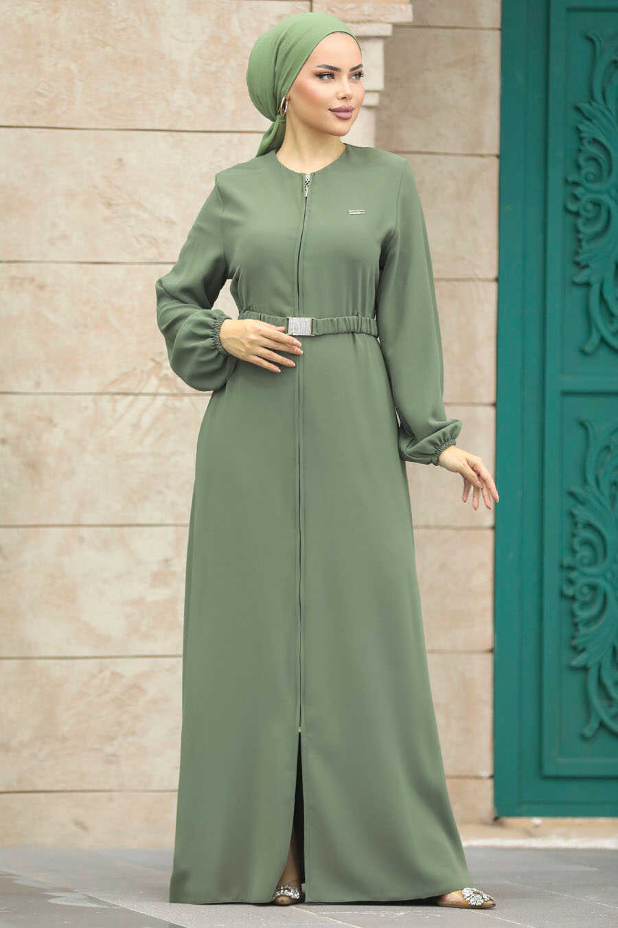  Green Hijab Abaya 20082Y