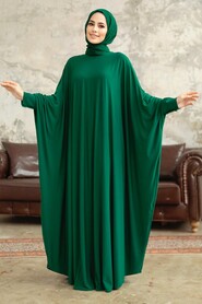 Green Hijab Dress 5867Y - 2