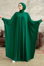  Green Hijab Dress 5867Y - 1