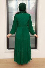  Green Hijab For Women Dress 3590Y - 4