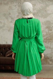  Green Hijab Turkish Tunic 41233Y - 3