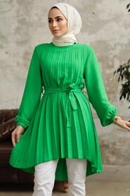  Green Hijab Turkish Tunic 41233Y - 2