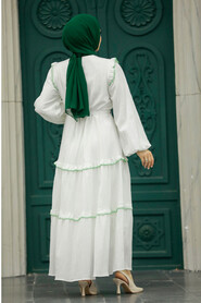  Green Long Dress 13471Y - 4