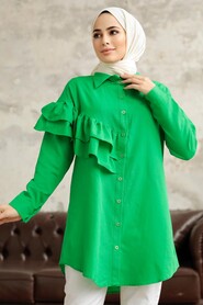  Green Long Sleeve Tunic 11281Y - 2