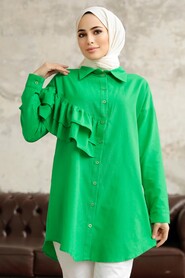  Green Long Sleeve Tunic 11281Y - 1