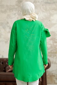  Green Long Sleeve Tunic 11281Y - 3