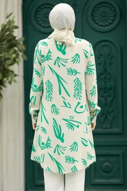 Green Long Sleeve Tunic 11608Y - 3