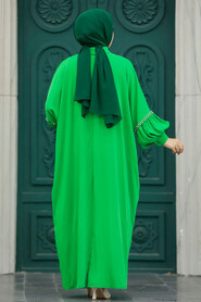  Green Modest Dress 1905Y - 3