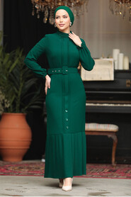  Green Modest Dresses For Women 57451Y - 2