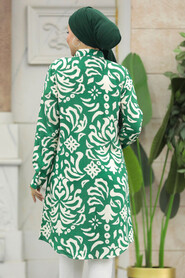  Green Modest Tops 11662Y - 4