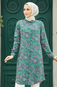  Green Modest Tunic 11607Y - 1