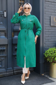  Green Modest Tunic 645Y - 1