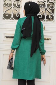  Green Modest Tunic 646Y - 3